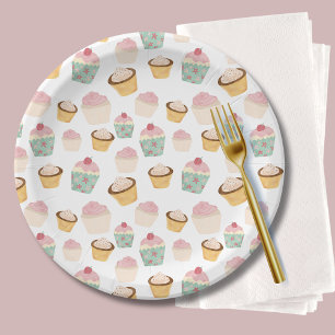 Assiettes En Carton Motif de gâteau d'anniversaire