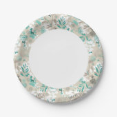 Assiettes En Carton Motif de jardin (Devant)