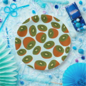 Assiettes En Carton Motif de Kiwifruit (Fête)