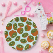 Assiettes En Carton Motif de Kiwifruit (Fête)