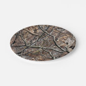 Assiettes En Carton Motif de la chasse au camouflage 8 (Angle)