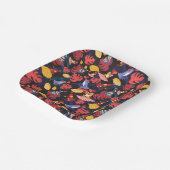 Assiettes En Carton Motif De La Grenouille Amoureuse (Angulaire)