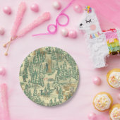 Assiettes En Carton MOTIF de la pêche forestière IT (Fête)