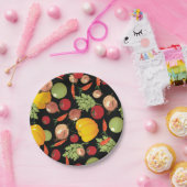 Assiettes En Carton Motif de légumes (Fête)