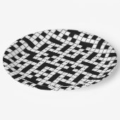 Assiettes En Carton Motif de mot de passe (Angle)