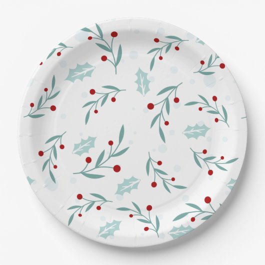 Assiettes En Carton Motif de Noël 112 (Devant)