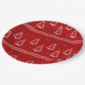 Assiettes En Carton Motif de Noël 116 (Angle)