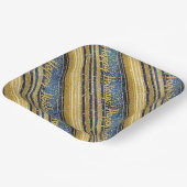 Assiettes En Carton Motif de Noël Gold bleu#28 ID1009 (Angulaire)