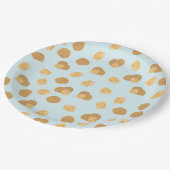 Assiettes En Carton Motif de noix mignonnes (Angle)