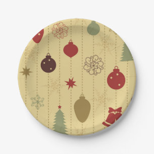Assiettes En Carton Motif de nouvelle année