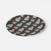 Assiettes En Carton Motif de paresse de pastèque (Angle)