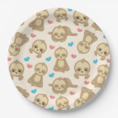 Assiettes En Carton Motif De Parfums, Mignons Parfums, Coeurs (Devant)