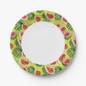 Assiettes En Carton Motif de pastèque 2 (Devant)