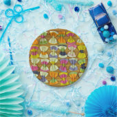 Assiettes En Carton Motif de pâtes Rainbow (Fête)