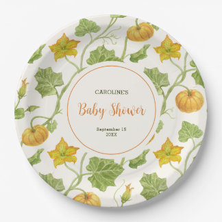 Assiettes En Carton motif de pomme d'aquarelle