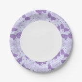 Assiettes En Carton Motif de printemps (Devant)