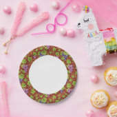 Assiettes En Carton Motif de raisins (Fête)