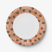 Assiettes En Carton motif de restauration rapide 2 (Devant)