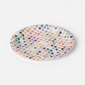 Assiettes En Carton Motif de structure moléculaire (Angle)