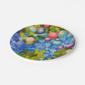 Assiettes En Carton Motif de surface composée géométrique (Angle)