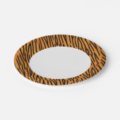 Assiettes En Carton Motif de Tiger Stripe (Angle)