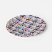 Assiettes En Carton Motif de vélo Key West (Angle)