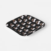 Assiettes En Carton Motif des Cochons de Guinée Tortoiseshell, (Angulaire)
