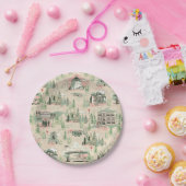 Assiettes En Carton Motif des emplacements de derry (Fête)