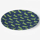 Assiettes En Carton Motif des mignons alligators Anniversaire (Angle)