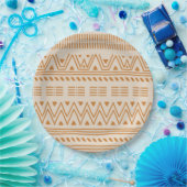 Assiettes En Carton Motif des styles africains (Fête)