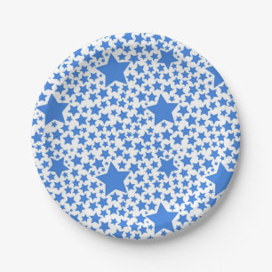 Assiettes En Carton Motif d'étoiles