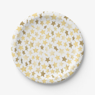 Assiettes En Carton Motif d'étoiles