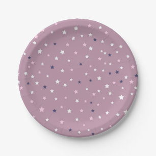 Assiettes En Carton Motif d'étoiles