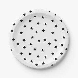 Assiettes En Carton Motif d'étoiles