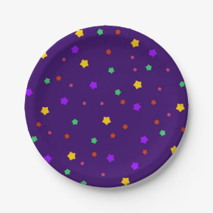 Assiettes En Carton Motif d'étoiles