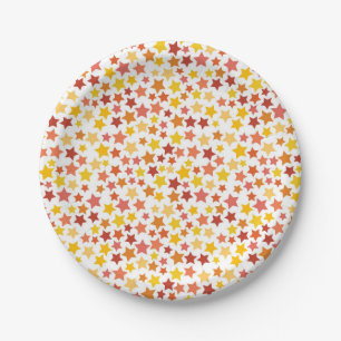 Assiettes En Carton Motif d'étoiles