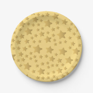 Assiettes En Carton Motif d'étoiles