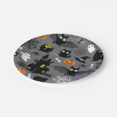 Assiettes En Carton Motif d'Halloween (Angle)