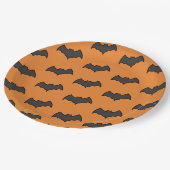 Assiettes En Carton Motif d'Halloween Orange (Angle)