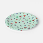 Assiettes En Carton Motif d'icône Médicale (Angle)