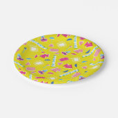 Assiettes En Carton Motif d'icône Neon FRIENDS™ (Angle)