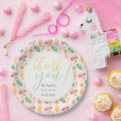 Assiettes En Carton Motif d'illustration d'aquarelle de la fête d'été (Fête)