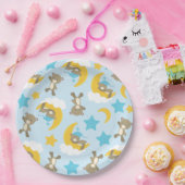 Assiettes En Carton Motif D'Ours, Mignonnes Ours, Nounours, Étoiles (Fête)