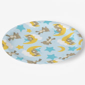 Assiettes En Carton Motif D'Ours, Mignonnes Ours, Nounours, Étoiles (Angle)