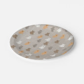 Assiettes En Carton Motif d'ours mou (Angle)