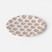 Assiettes En Carton Motif d'ours Plaques papier fête d'anniversaire (Angle)
