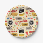 Assiettes En Carton Motif du cinéma (Devant)
