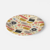 Assiettes En Carton Motif du cinéma (Angle)