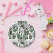 Assiettes En Carton Motif du désert de Cactus (Fête)