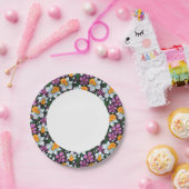 Assiettes En Carton motif élégant aux fleurs de narcisses 2 (Fête)